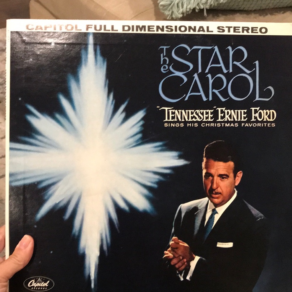 3/$25 Vintage holiday album 1962 The Star Carol - Tennessee Ernie Ford